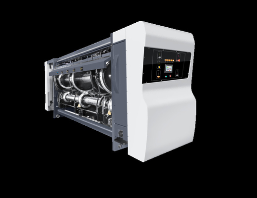 أوتوماتيكي الفولاذ الأبيض Flexo الطباعة سلاوتينغ صندوق الورق المقوى الموت قطع آلة لصنع الورق المقوى المختلفة