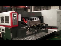 صلب فليكسو الطباعة مربع الورق المقوى آلة قطع الموت 380V / 50Hz / 3Ph لصنع مربع الكرتون