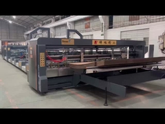 آلة التلصق الأزرق الآلي الصندوق المموج بدقة عالية مع الخياطة